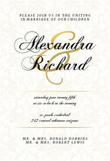 Dappled Distinction - Wedding Invitation